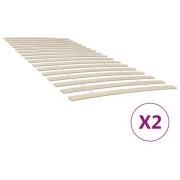 vidaXL Ribbotten med 34 ribbor 2 st 90x200 cm