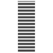 vidaXL Rullgardin zebra svart 70x230 cm tyg bredd 65,9 cm polyester