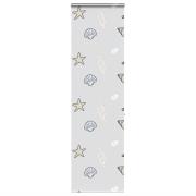 vidaXL Duschrullgardin med kassett 80x240 cm tyg bredd 76 cm