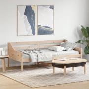 vidaXL Dagbädd utan madrass 90x200 cm massiv furu