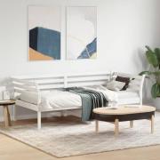 vidaXL Dagbädd utan madrass vit 90x190 cm massiv furu