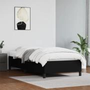 vidaXL Sängram svart 90x190 cm konstläder