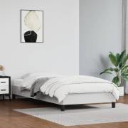 vidaXL Sängram vit 80x200 cm konstläder