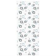 vidaXL Rullgardin för dusch 110x240 cm tyg bredd 106 cm