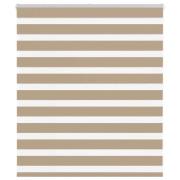 vidaXL Rullgardin zebra 135x100 cm tyg bredd 130,9 cm polyester