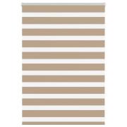 vidaXL Rullgardin zebra 110x100 cm tyg bredd 105,9 cm polyester