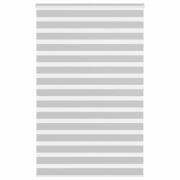 vidaXL Rullgardin zebra ljusgrå 150x200 cm tyg bredd 145,9cm polyester