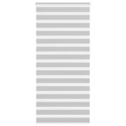 vidaXL Rullgardin zebra ljusgrå 115x230 cm tyg bredd 110,9cm polyester