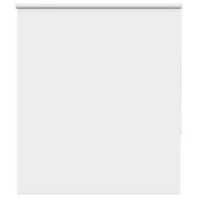 vidaXL Rullgardin mörkläggning vit 120x130 cm tyg bredd 116,6 cm