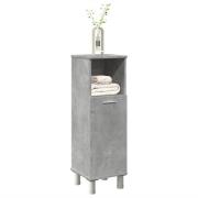 vidaXL Badrumsskåp betonggrå 30x30x95 cm konstruerat trä