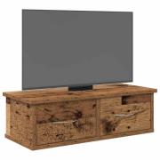 vidaXL Väggskåp gammalt trä 60x26x18,5 cm konstruerat trä