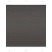 vidaXL Plisserad persienn svart 120x100 cm tyg bredd 119,4cm polyester
