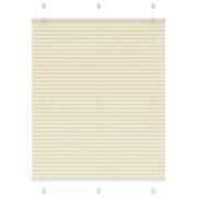 vidaXL Plisserad persienn cremefärgad 105x150 cm tyg bredd 104,4cm