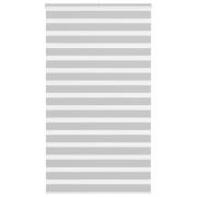vidaXL Rullgardin zebra ljusgrå 120x200 cm tyg bredd 115,9cm polyester