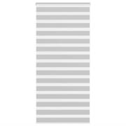 vidaXL Rullgardin zebra ljusgrå 110x200 cm tyg bredd 105,9cm polyester