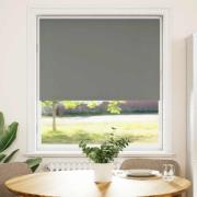 vidaXL Rullgardin mörkläggning grå 100x150 cm tyg bredd 95,7 cm