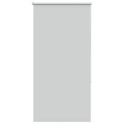 vidaXL Rullgardin mörkläggning ljusgrå 90x130 cm tyg bredd 85,7 cm