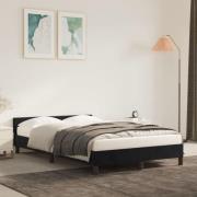 vidaXL sängram utan madrass svart 120x190 cm sammet