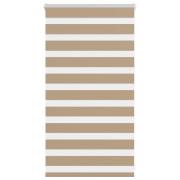 vidaXL Rullgardin zebra 85x100 cm tyg bredd 80,9 cm polyester