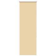 vidaXL Rullgardin mörkläggningsbeige 45x130 cm tygbredd 40,7 cm