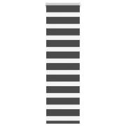 vidaXL Rullgardin zebra svart 40x150 cm tyg bredd 35,9 cm polyester