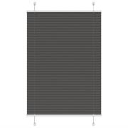 vidaXL Plisserad persienn svart 85x150 cm tyg bredd 84,4 cm polyester