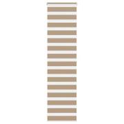 vidaXL Rullgardin zebra 60x200 cm tyg bredd 55,9 cm polyester