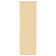 vidaXL Rullgardin mörkläggningsbeige 40x130 cm tyg bredd 35,7 cm