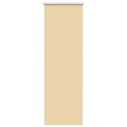 vidaXL Rullgardin mörkläggningsbar beige 50x150 cm tyg bredd 45,7 cm