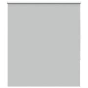 vidaXL Rullgardin mörkläggning ljusgrå 125x130 cm tyg bredd 121,6 cm
