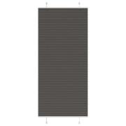 vidaXL Plisserad persienn svart 90x200 cm tyg bredd 89,4 cm polyester