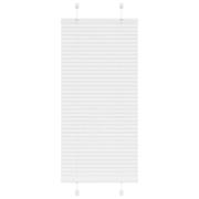 vidaXL Plisserad persienn vit 60x100cm tyg bredd 59,4cm polyester