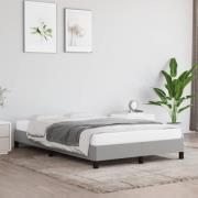 vidaXL sängram utan madrass ljusgrå 120x190 cm tyg