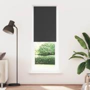 vidaXL Rullgardin mörkläggning svart 65x210 cm tyg bredd 60,7 cm