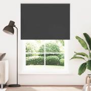 vidaXL Rullgardin mörkläggning svart 150x210 cm tyg bredd 146,6 cm