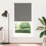 vidaXL Rullgardin mörkläggning grå 95x230 cm tyg bredd 90,7 cm