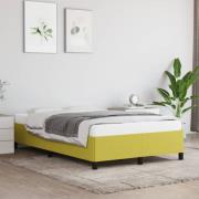 vidaXL Sängram utan madrass grön 120x200 cm tyg