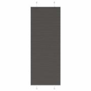 vidaXL Plisserad persienn svart 70x200 cm tyg bredd 69,4 cm polyester