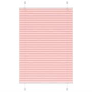 vidaXL Plisserad persienn rosa 85x150 cm tyg bredd 84,4 cm polyester