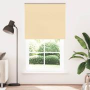 vidaXL Rullgardin mörkläggningsbeige 125x210 cm tyg bredd 121,6 cm