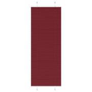 vidaXL Plisserad persienn Bordeaux röd 80x200 cm tyg bredd 79,4 cm