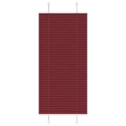 vidaXL Plisserad persienn Bordeaux röd 60x100cm tyg bredd 59,4cm