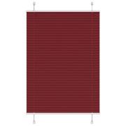 vidaXL Plisserad persienn Bordeaux röd 90x150 cm tyg bredd 89,4 cm