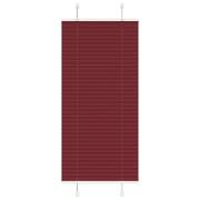 vidaXL Plisserad persienn Bordeaux röd 60x150 cm tyg bredd 59,4 cm