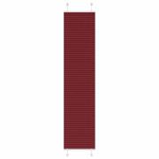 vidaXL Plisserad persienn Bordeaux röd 40x200 cm tyg bredd 39,4 cm