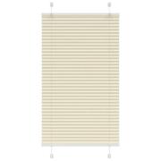 vidaXL Plisserad persienn cremefärgad 70x150 cm tyg bredd 69,4 cm