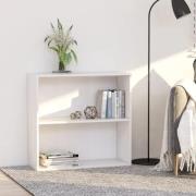 vidaXL Bokhylla vit 80x30x76,5 cm konstruerat trä