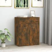 vidaXL Skänk rökfärgad ek 60x30x75 cm konstruerat trä