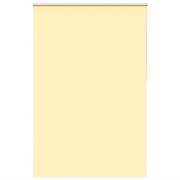 vidaXL Rullgardin mörkläggningsgul 145x210 cm tygbredd 141,6 cm