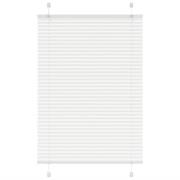 vidaXL Plisserad persienn vit 90x150 cm tyg bredd 89,4 cm polyester